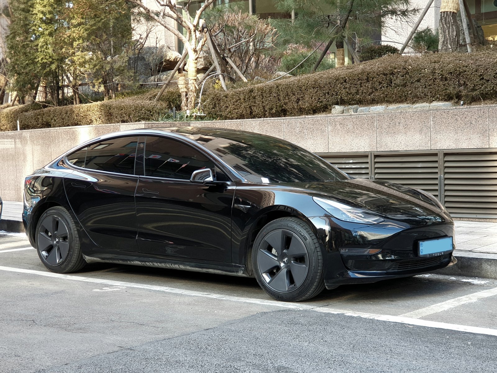 Illustratieve foto van een Tesla Model 3